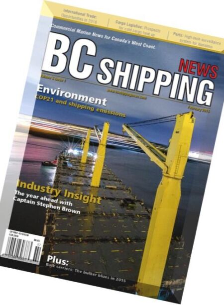 BC Shipping News – February 2016 Cover