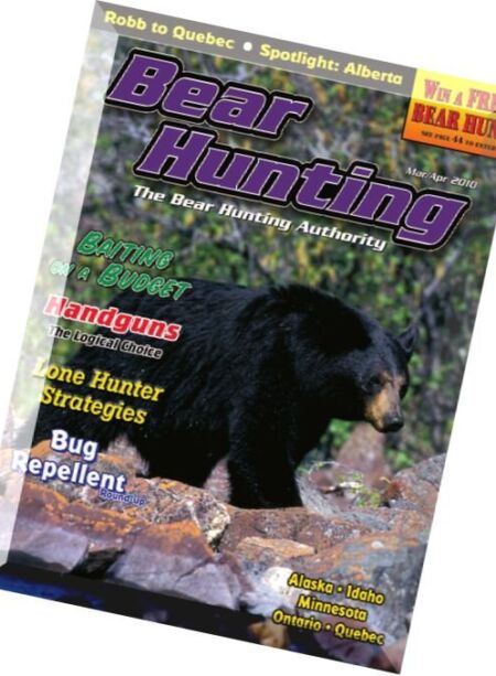 Bear Hunting – March-April 2010 Cover