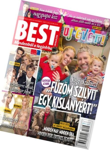 Best Magazin Hungary – 31 December 2015 Cover