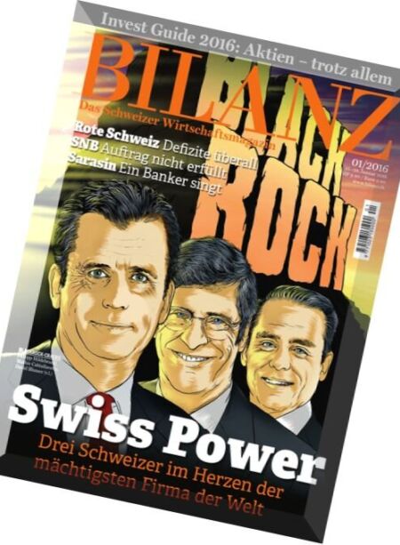 Bilanz – 15 Januar 2016 Cover