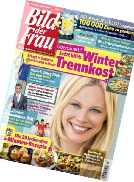 Bild der Frau – 15 Januar 2016 Cover