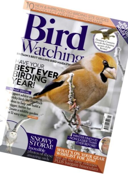 Bird Watching UK – January 2016 Cover