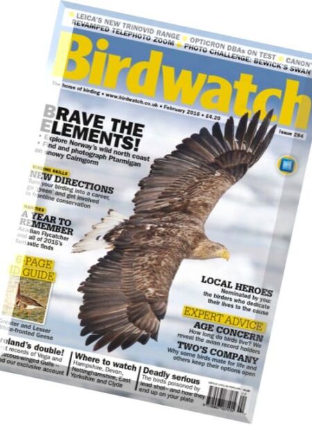 Birdwatch – February 2016 Cover