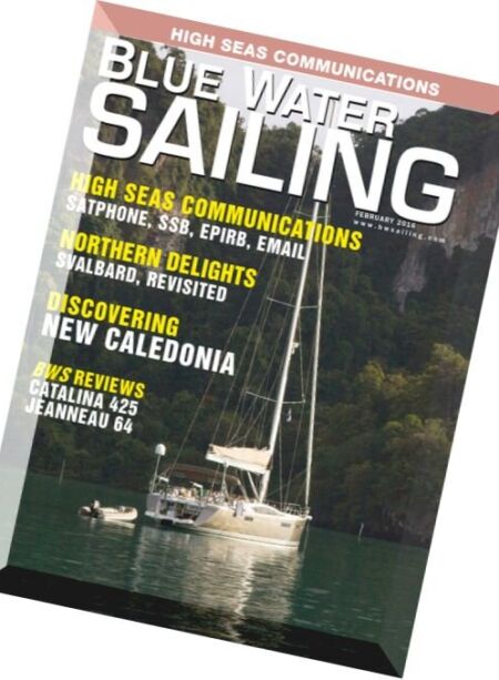 Blue Water Sailing – February 2016 Cover