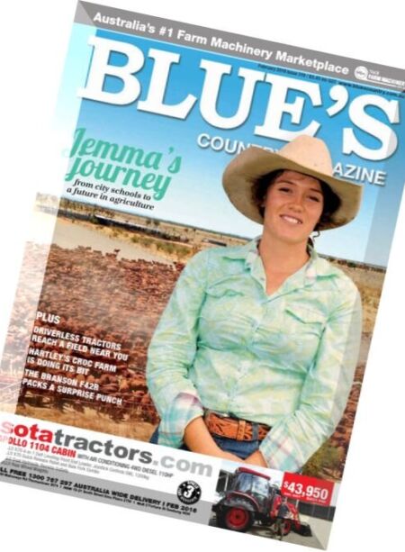 Blue’s Country – Issue 319, 2016 Cover