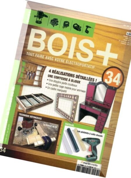 Bois+ – N 34, Avril-Juin 2015 Cover