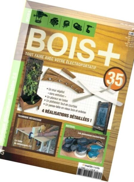 Bois+ – N 35, Juillet-Septembre 2015 Cover