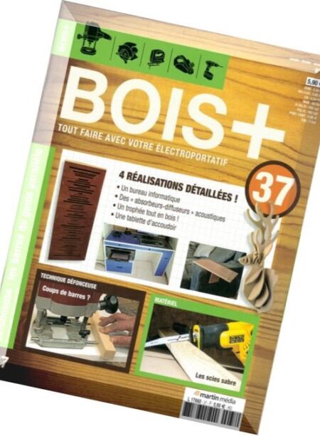 Bois+ – N 37, Janvier-Mars 2016 Cover