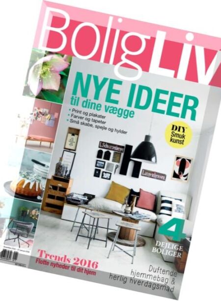 BoligLiv – Januar 2016 Cover