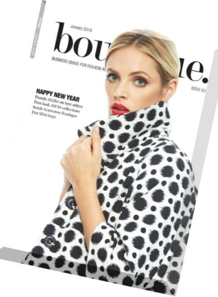 Boutique Magazine – January 2016 Cover