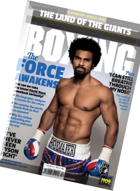Boxing News UK – 16 January 2016 Cover