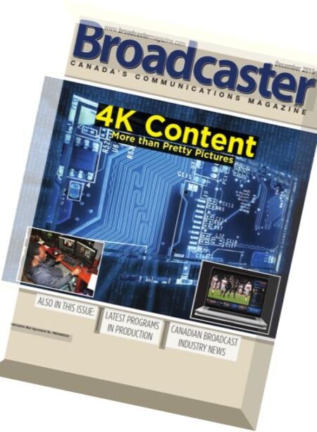 Broadcaster – Canada’s Communications Magazine – December 2015 Cover