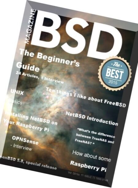 BSD Magazine – Best Of 2015 Cover
