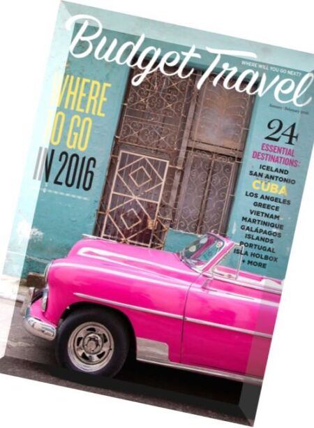 Budget Travel – January-February 2016 Cover