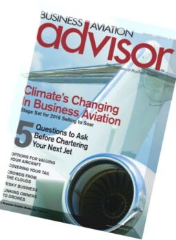 Business Aviation Advisor – January-February 2016