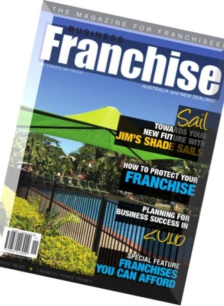 Business Franchise Australia & NZ – January-February 2016 Cover