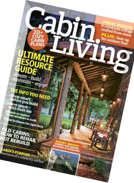 Cabin Living – January-February 2016 Cover