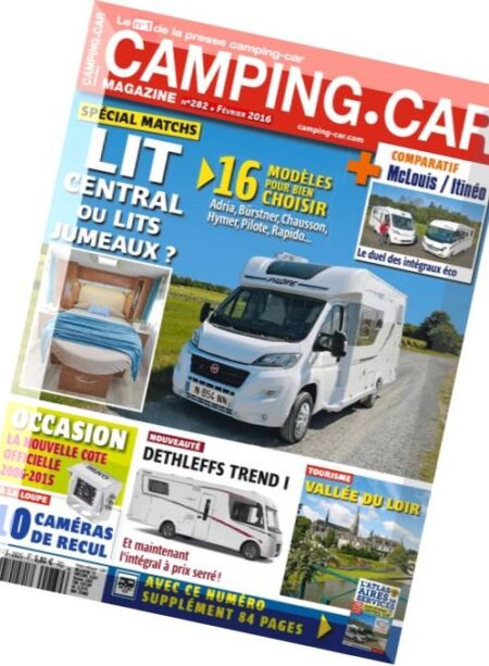 Camping Car – Fevrier 2016 Cover