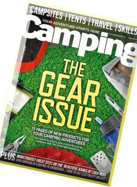 Camping – February 2016 Cover