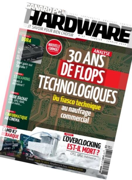Canard PC Hardware – Janvier-Fevrier 2016 Cover
