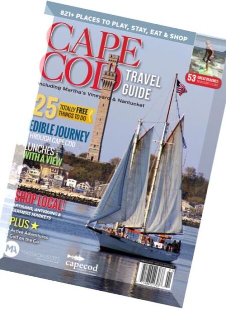 Cape Cod Travel Guide – Spring 2016 Cover