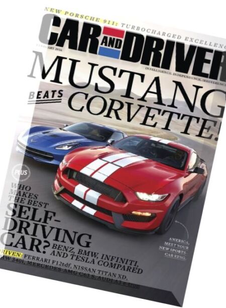 Car and Driver – February 2016 Cover