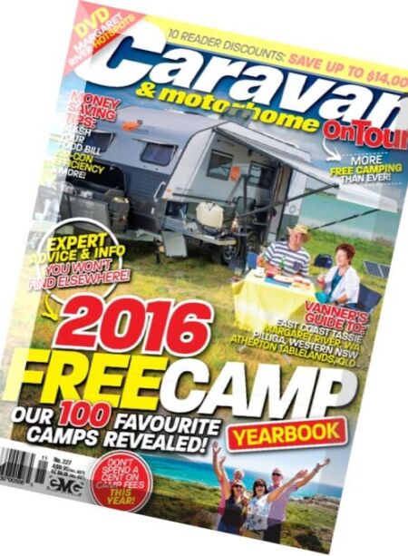 Caravan and Motorhome On Tour – Issue 227, 2016 Cover