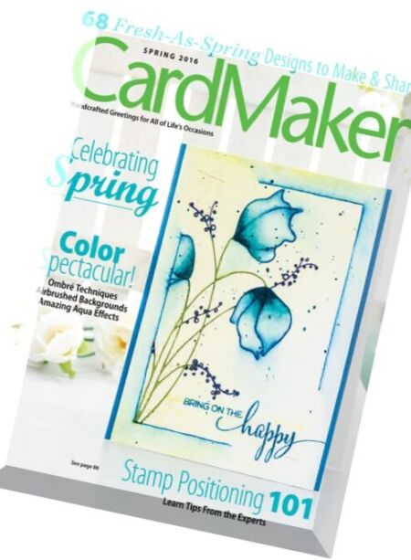 CardMaker – Spring 2016 Cover