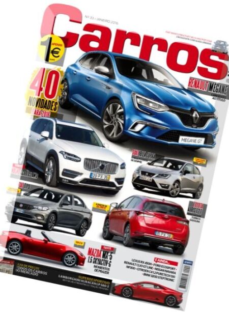 Carros & Motores – Janeiro 2016 Cover