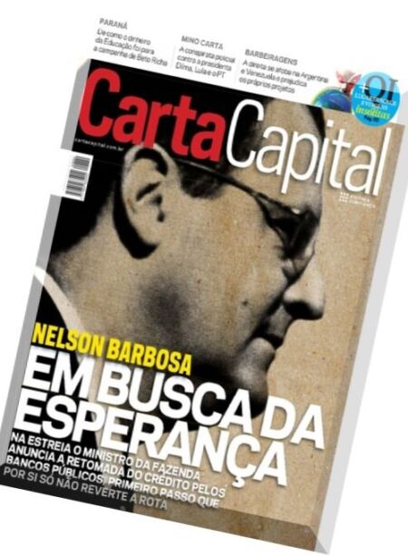 Carta Capital Brasil – Ed. 884 20 de janeiro de 2016 Cover