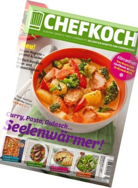 Chefkoch Magazin – Februar 2016 Cover