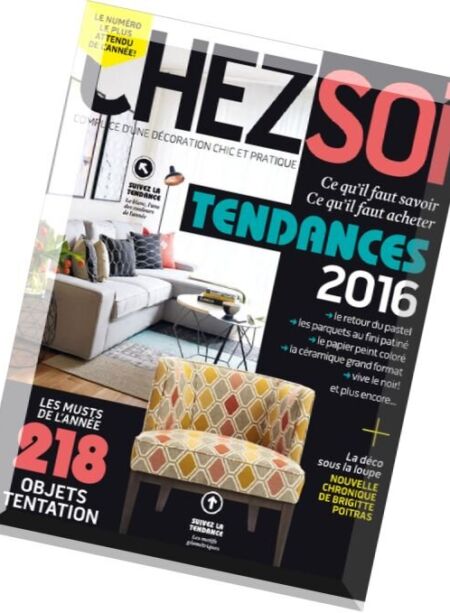 Chez Soi – Janvier-Fevrier 2016 Cover