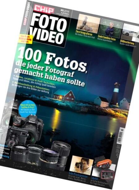 Chip Foto Video Magazin – Marz 2016 Cover