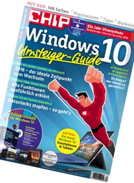 Chip Sonderheft Windows 10 Umsteiger-Guide 2016 Cover