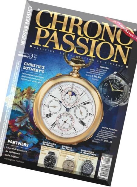 Chrono Passion – Gennaio-Febbraio 2016 Cover