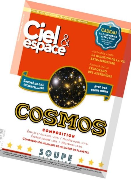 Ciel et Espace – Janvier-Fevrier 2016 Cover
