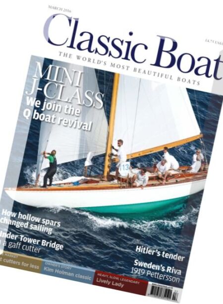 Classic Boat – March 2016 Cover