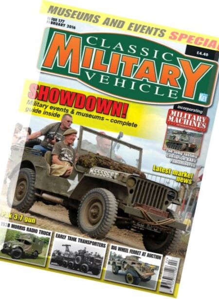 Classic Military Vehicle – February 2016 Cover