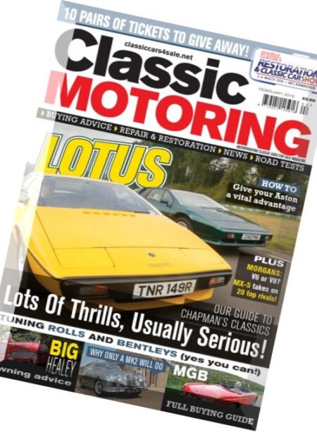 Classic Motoring – February 2016 Cover