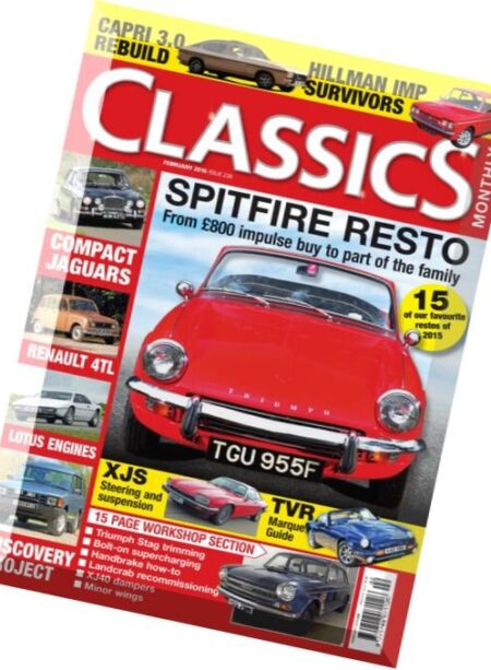 Classics Monthly – February 2016 Cover