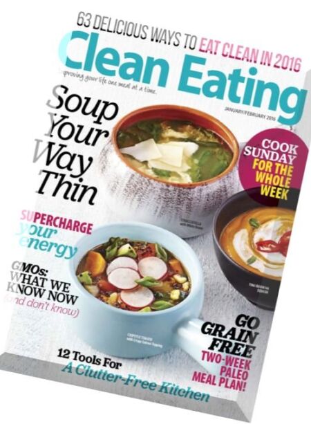 Clean Eating – January-February 2016 Cover