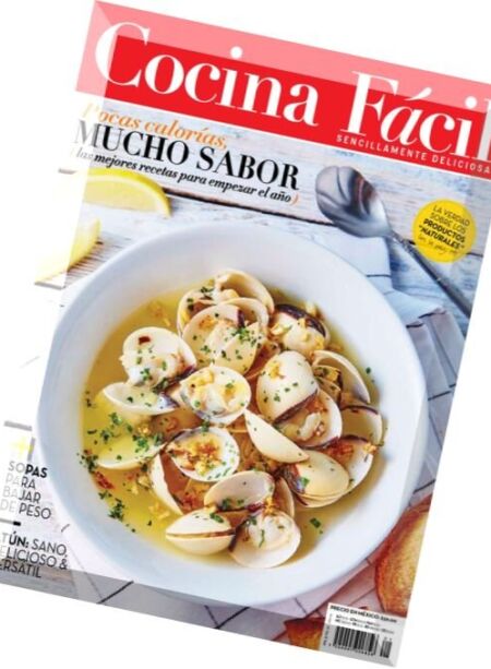Cocina Facil Mexico – Enero 2016 Cover