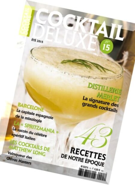 Cocktail Deluxe – Ete 2015 Cover