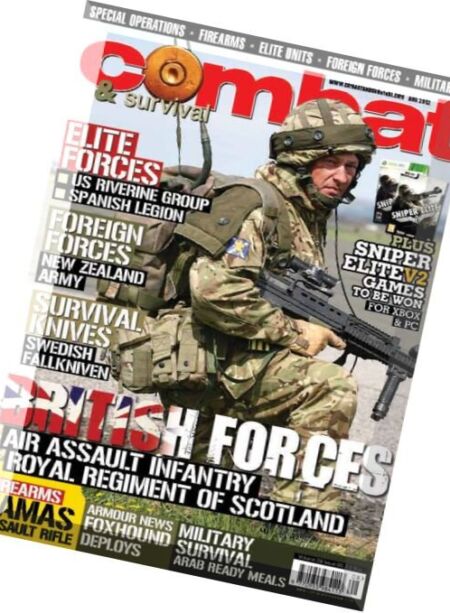 Combat & Survival – August 2012 Cover