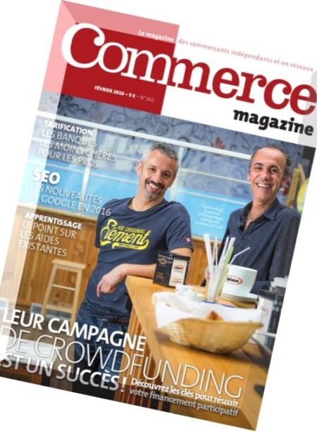 Commerce Magazine – Fevrier 2016 Cover