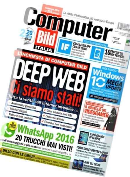 Computer Bild Italia – Febbraio 2016 Cover