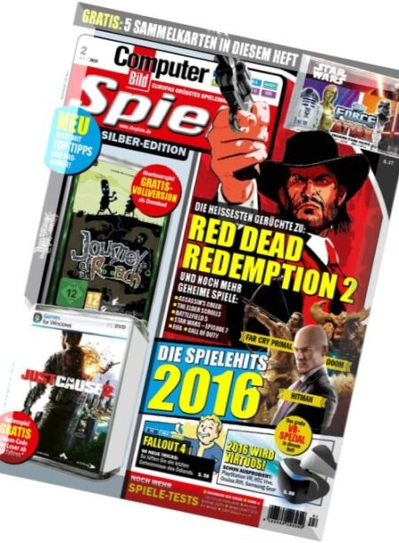 Computer Bild Spiele – Februar 2016 Cover
