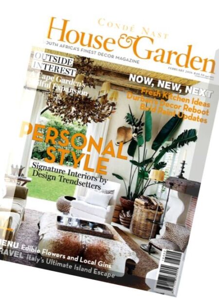 Conde Nast House & Garden – February 2016 Cover