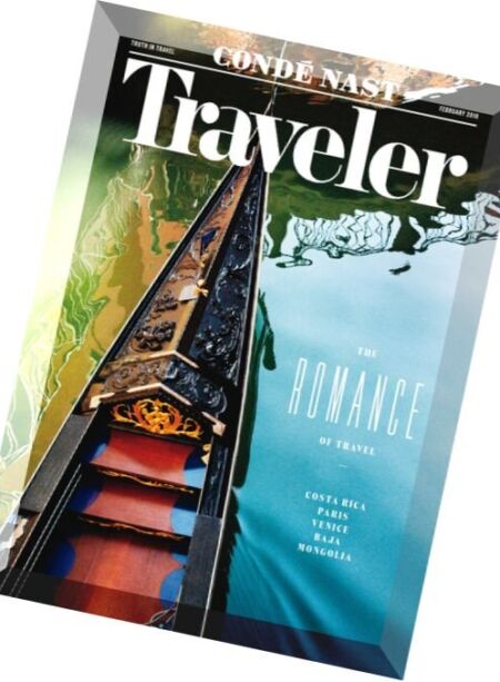 Conde Nast Traveler USA – February 2016 Cover
