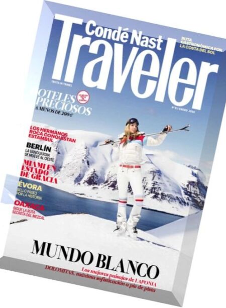 Conde Nast Traveller Spain – Enero 2016 Cover